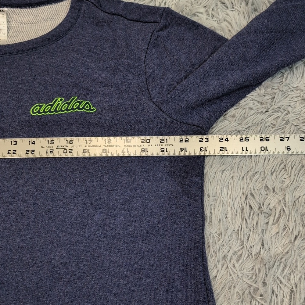 Adidas Sweatshirt Womens‎ XL Blue Athletic Comfort Streetwear Soft Chore - Picture 3 of 13